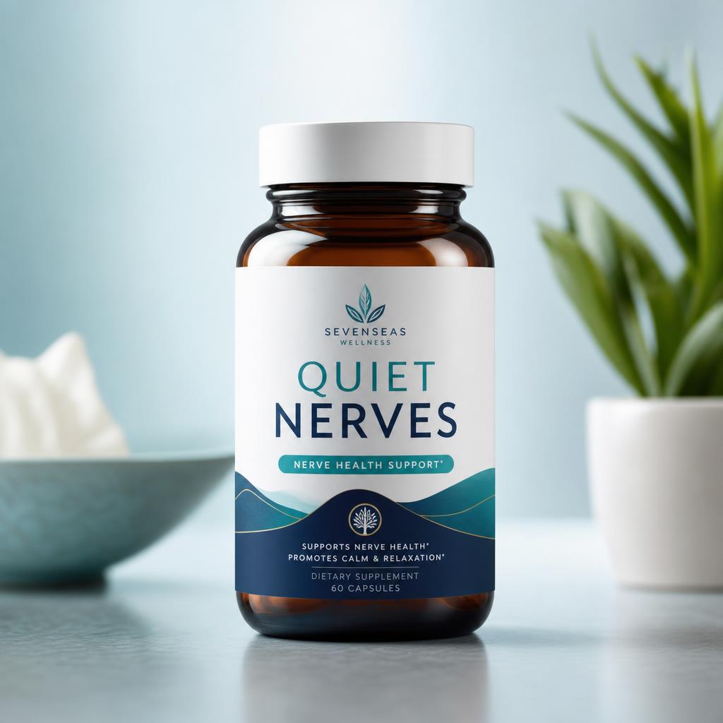 Quiet Nerves Nerve Health Support bottle